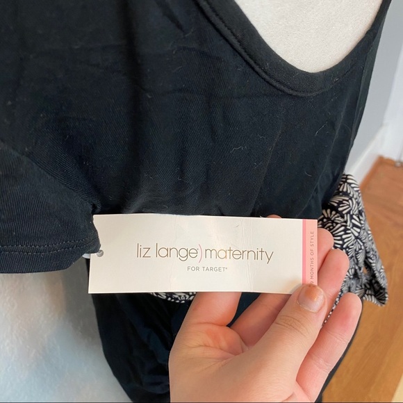 LIZ LANGE MATERNITY DRESS BELT+SCRUNCHING {Medium} - Picture 10 of 11